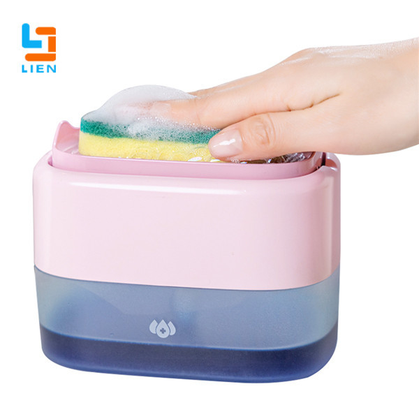 Kitchen Innovative Soap Dispenser Foam Sponge Holder Custom Color