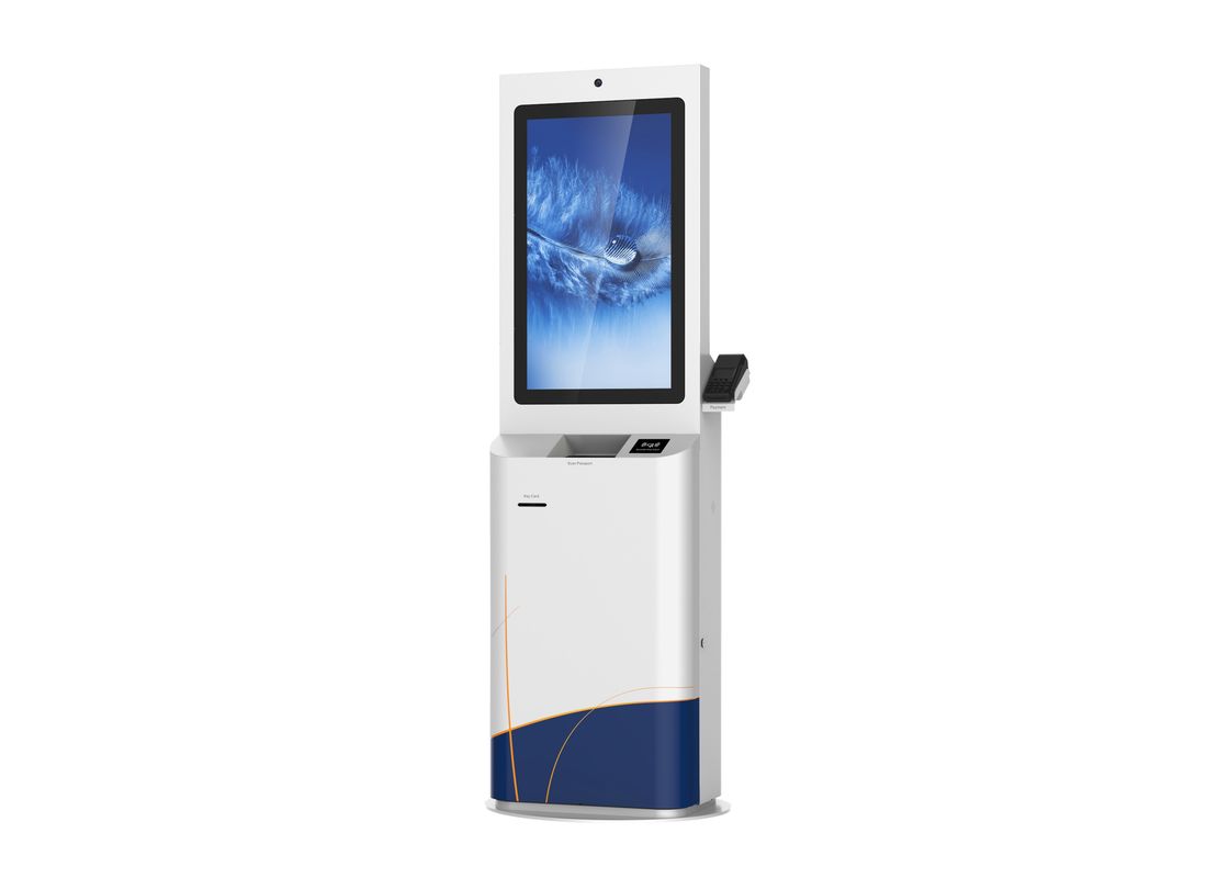 Advertising Single Screen Bill Payment Kiosk For Bank Information Service