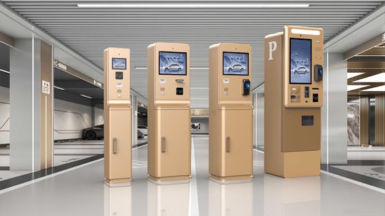 Υλικό από ανοξείδωτο χάλυβα Σύστημα δημόσιων χώρων στάθμευσης Κίος αυτοεξυπηρέτησης για εξωτερική χρήση