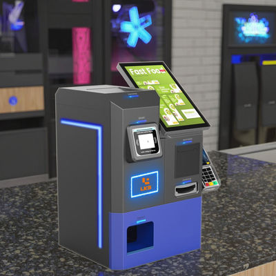 LKS Επιτραπέζιο Κιόσκι Πληρωμών Πολλαπλών Νομισμάτων για Τραπεζογραμμάτια, Κέρματα και Μετρητά για Καταστήματα Λιανικής, Καφετέριες και Εστιατόρια